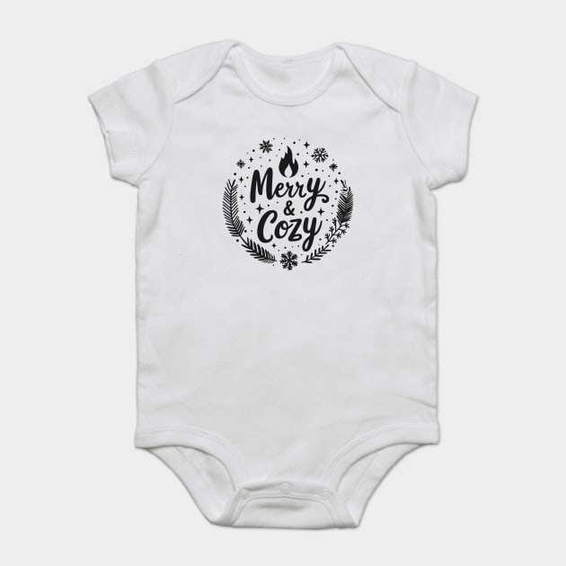 Merry and Cozy Baby Bodysuit by Frank Ring